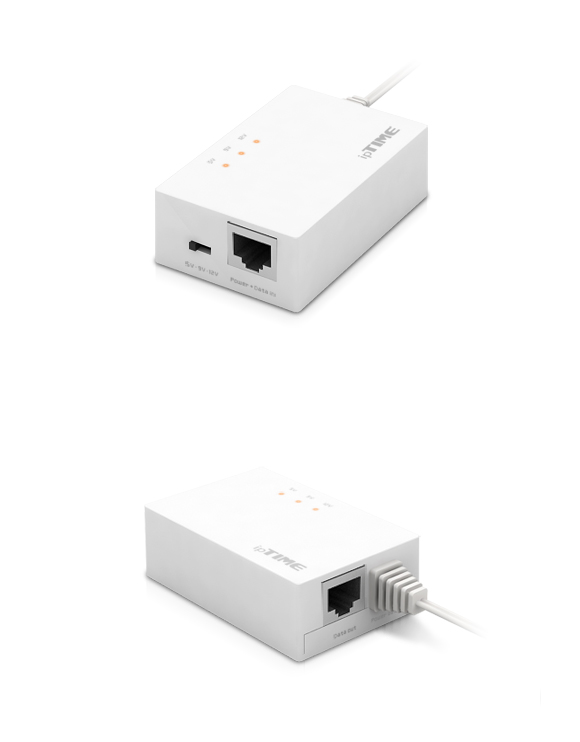 ipTIME POE 스플리터1 5V 9V 12V 전압선택/네트워크장비/네트워크공구/네트워크액세서리/분배기/스플리터/