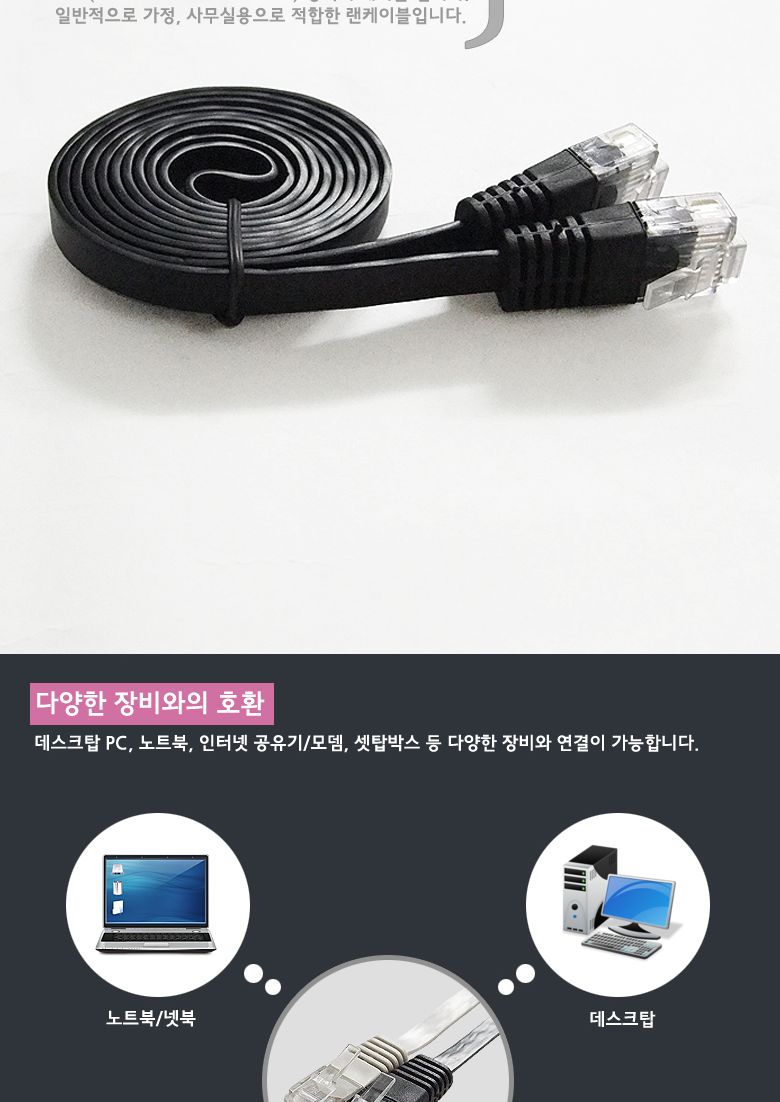 랜케이블/PC케이블/노트북연결/케이블선/랜연결선/데스크탑랜선/공유기랜선/인터넷랜선/랜선/LAN케이블/컴