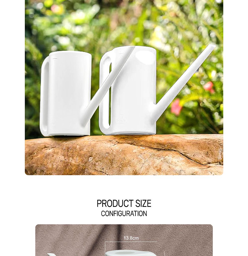 실린더 1.2L 물조루 물뿌리개 화이트/물조리개/화분조루/화분물조루/원예조리개/화분물주기/조경물뿌리개/