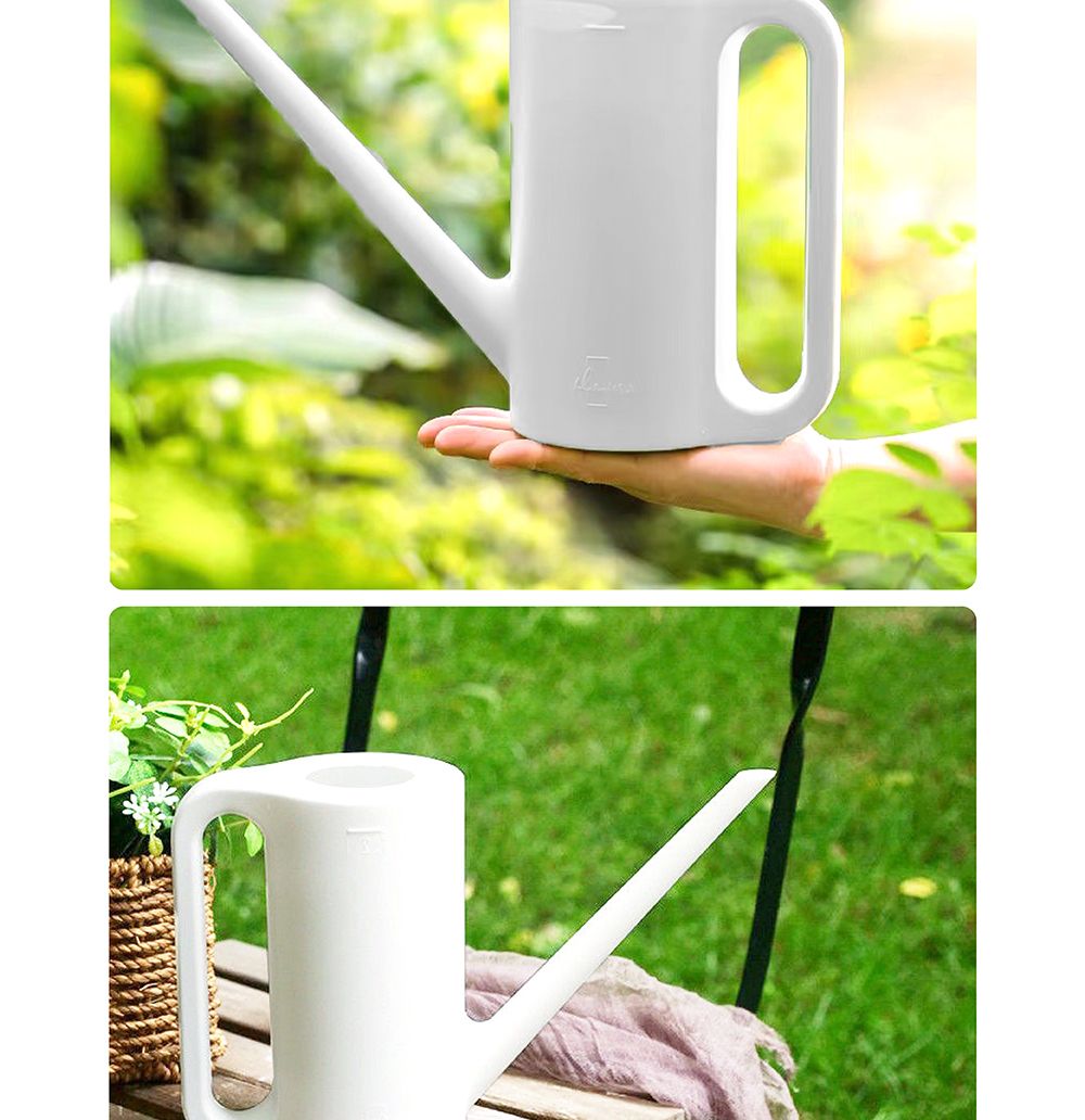 실린더 1.2L 물조루 물뿌리개 화이트/물조리개/화분조루/화분물조루/원예조리개/화분물주기/조경물뿌리개/