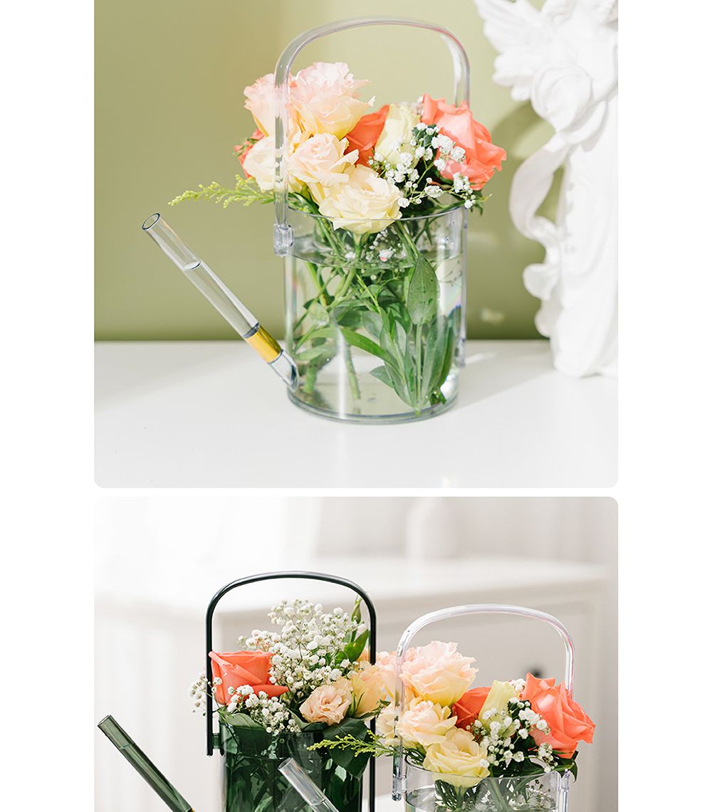 고투명 실린더 1L 물조루 물뿌리개/물조리개/화분조루/화분물조루/원예조리개/화분물주기/조경물뿌리개/식