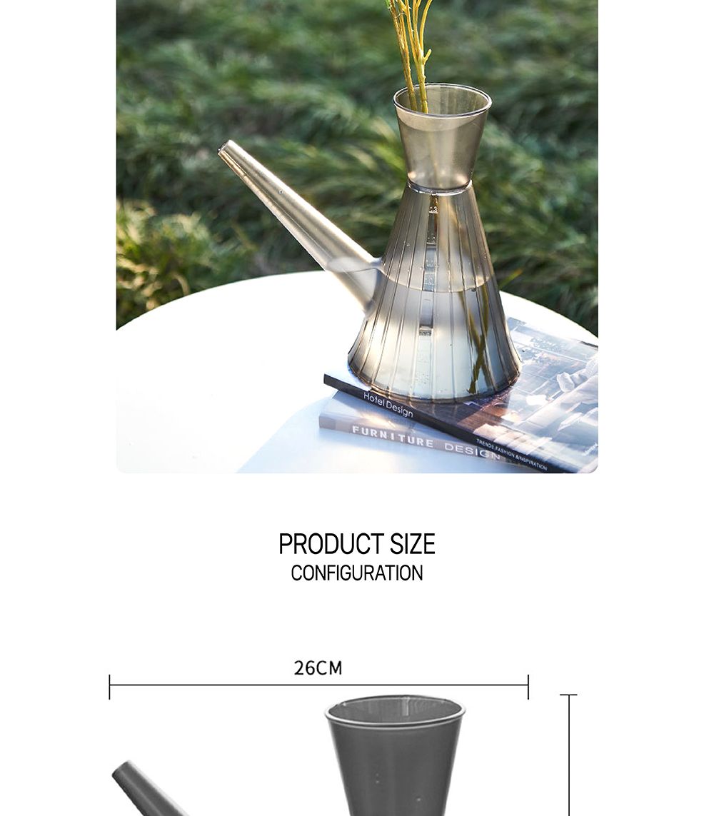 스커트 1.3L 물조루 물뿌리개 그레이/물조리개/화분조루/화분물조루/원예조리개/화분물주기/조경물뿌리개/