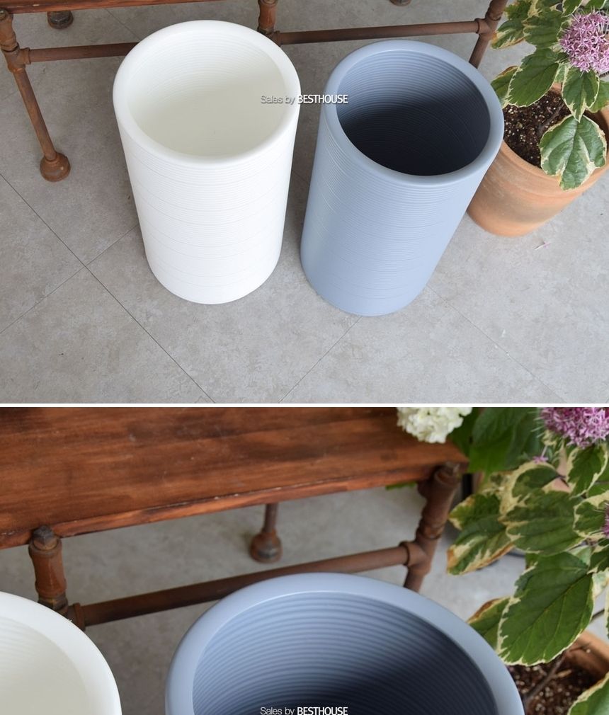 고강도 초경량 대형 플라스틱화분 27x50cm 원형/화분/정원용품/홈가드닝용품/가드닝화분/가정용화분/야외용