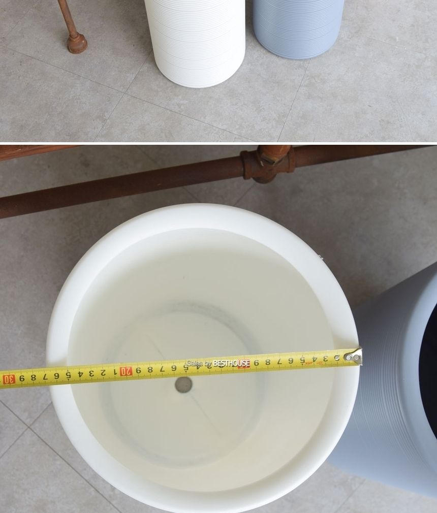 고강도 초경량 대형 플라스틱화분 27x50cm 원형/화분/정원용품/홈가드닝용품/가드닝화분/가정용화분/야외용