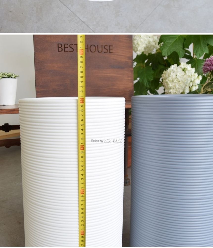 고강도 초경량 대형 플라스틱화분 27x50cm 원형/화분/정원용품/홈가드닝용품/가드닝화분/가정용화분/야외용