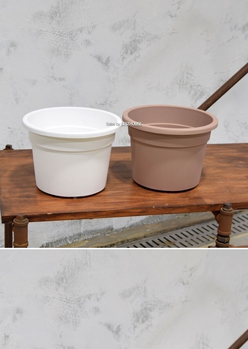 이탈리아 니콜리 플라스틱 포트 화분 22x15cm/내추럴토분/화분/도기/도기화분/토분/인테리어화분/분갈이/분