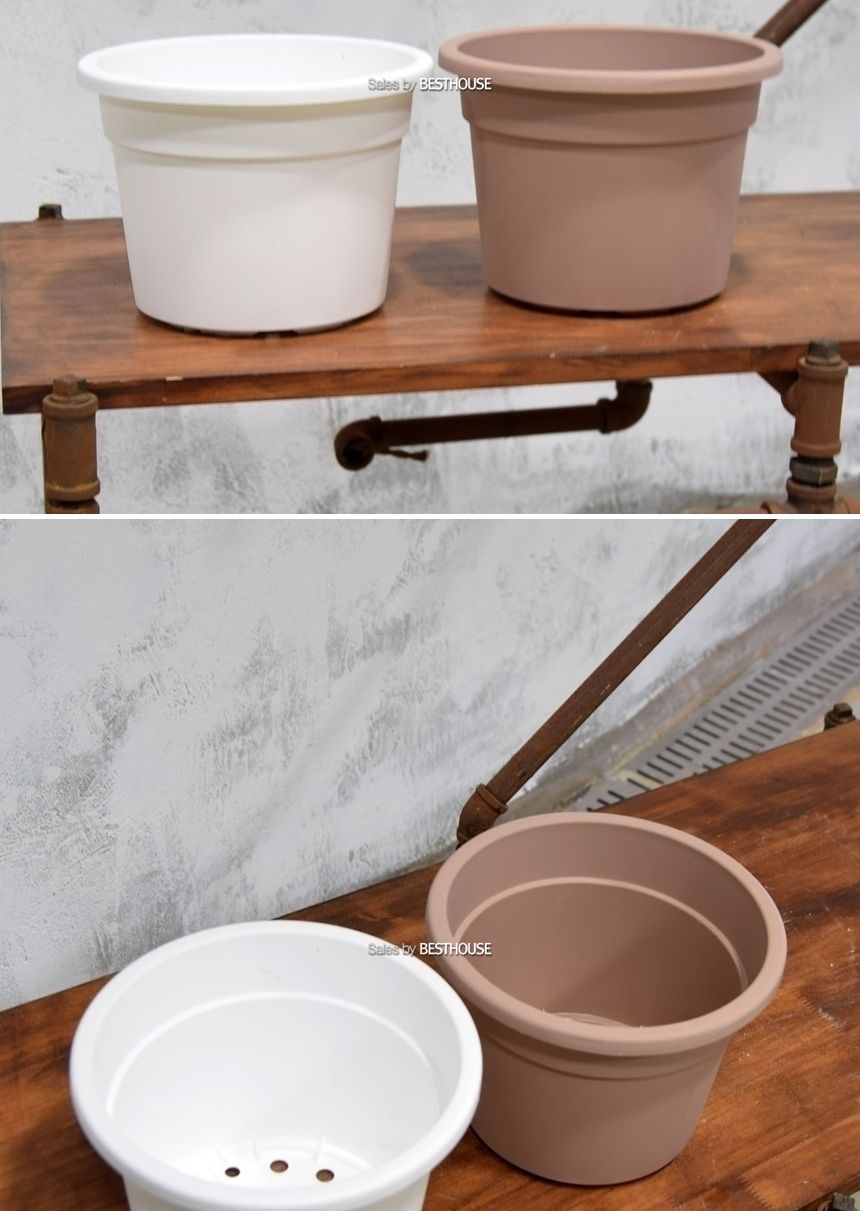 이탈리아 니콜리 플라스틱 포트 화분 22x15cm/내추럴토분/화분/도기/도기화분/토분/인테리어화분/분갈이/분