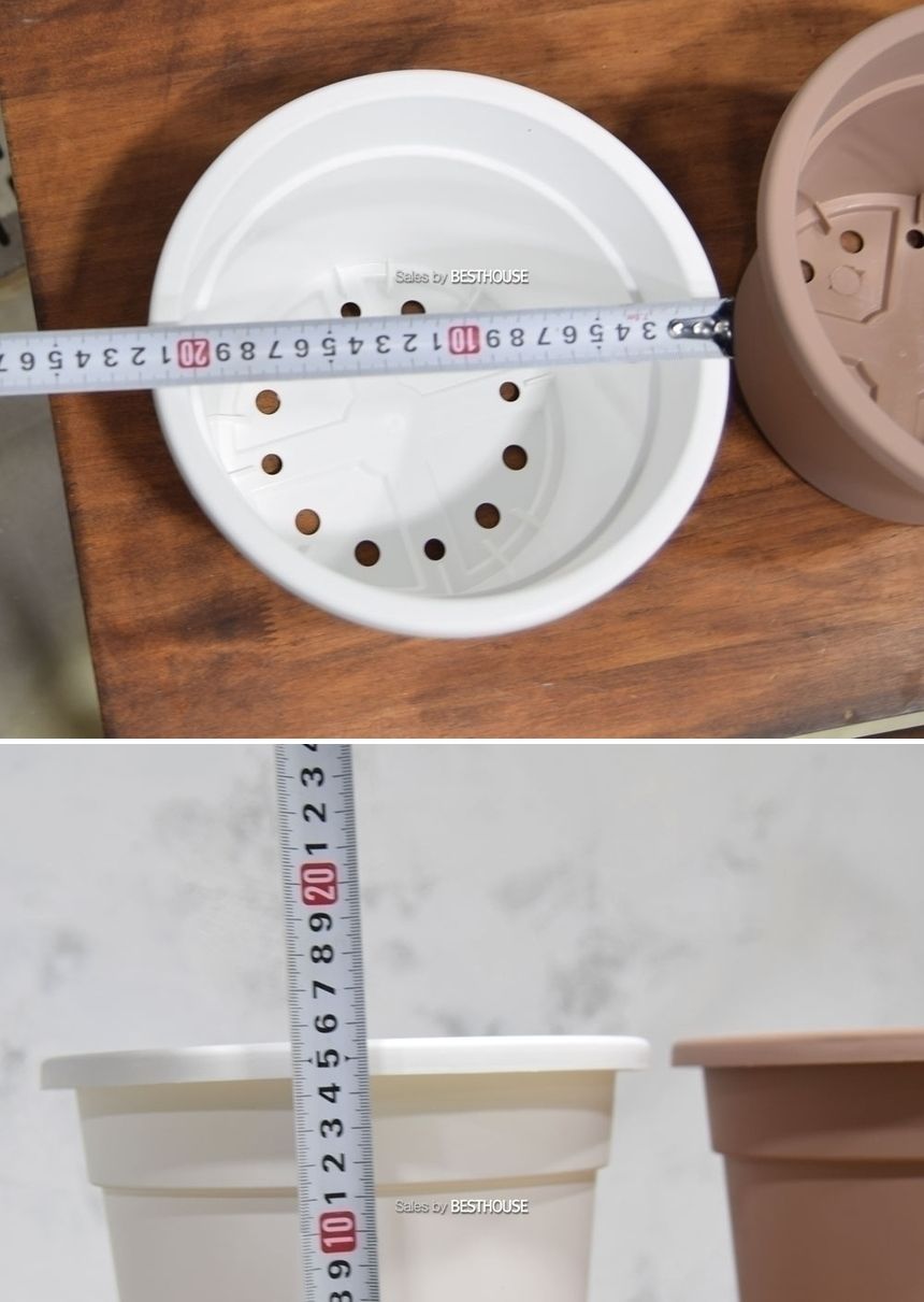 이탈리아 니콜리 플라스틱 포트 화분 22x15cm/내추럴토분/화분/도기/도기화분/토분/인테리어화분/분갈이/분