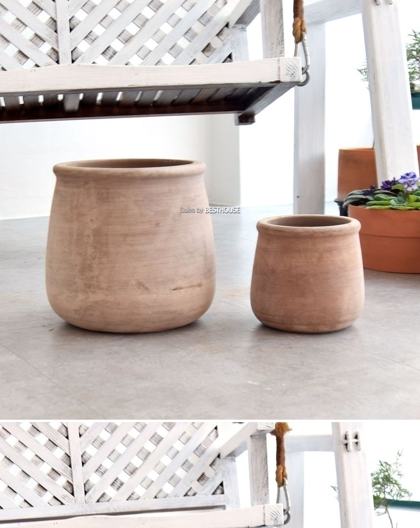 2개셋빈티지 아쿠아 토분화분 단지 16 25/화분/토분/예쁜토분/빈티지토분/원예용품/정원용품/분갈이화분/분