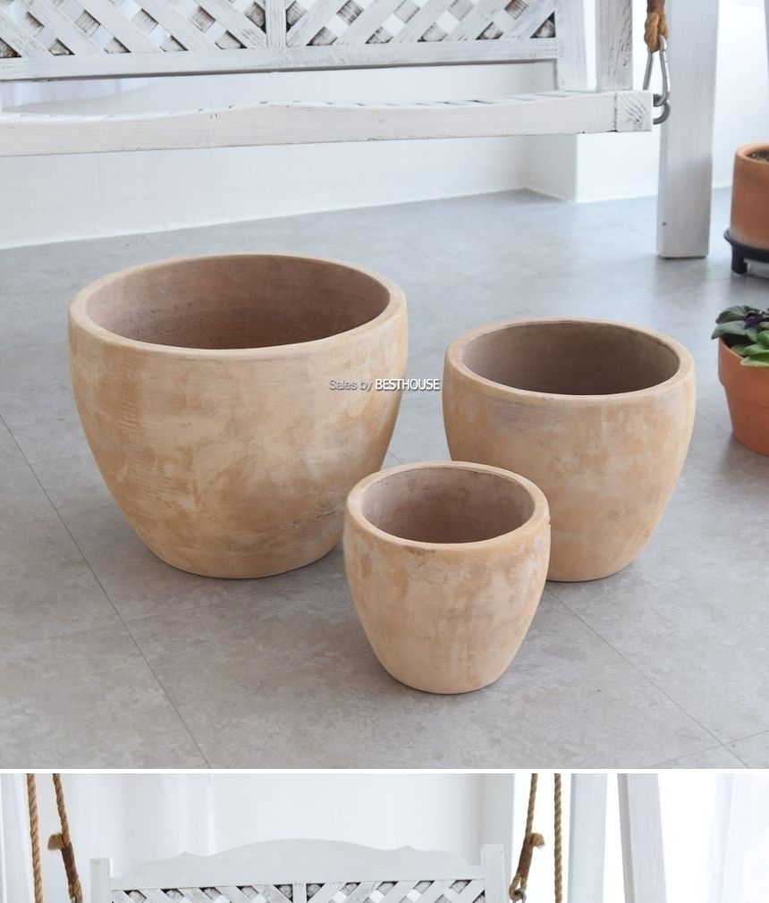 3개셋빈티지 아쿠아 토분화분 에그팟 20 27 37/화분/토분/예쁜토분/빈티지토분/원예용품/정원용품/분갈이화