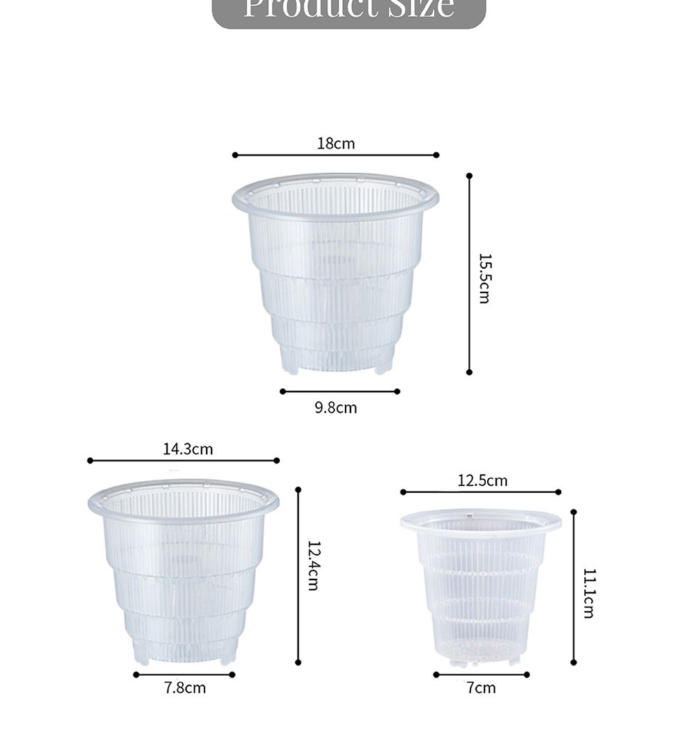매쉬포트 슬릭화분 난재배용 플라스틱 타공 화분 12.5cm/화분/정원용품/홈가드닝용품/가드닝용품/가정용화