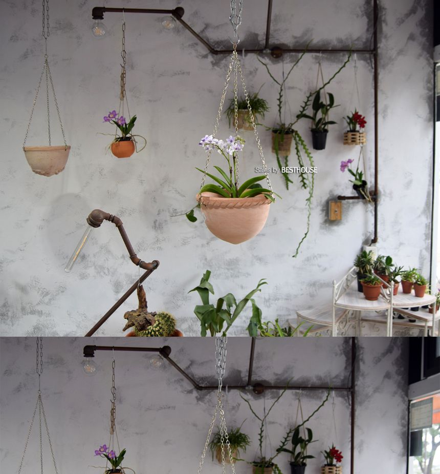 이탈리아 데로마 행잉 토분 반구(팽이) 25cm/화분/흙화분/토분/예쁜화분/디자인화분/인테리어화분/인테리어