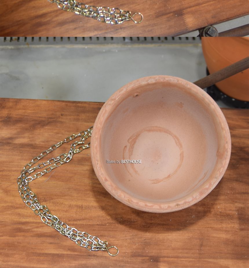 이탈리아 데로마 행잉 토분 반구(팽이) 25cm/화분/흙화분/토분/예쁜화분/디자인화분/인테리어화분/인테리어