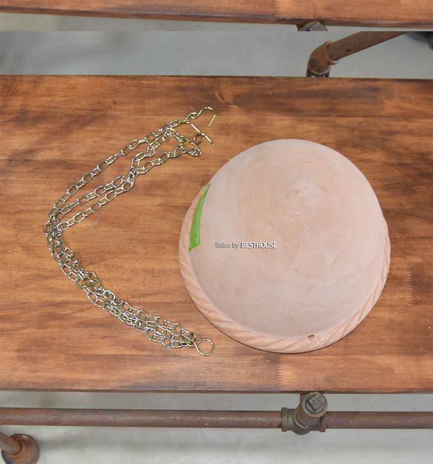 이탈리아 데로마 행잉 토분 반구(팽이) 25cm/화분/흙화분/토분/예쁜화분/디자인화분/인테리어화분/인테리어