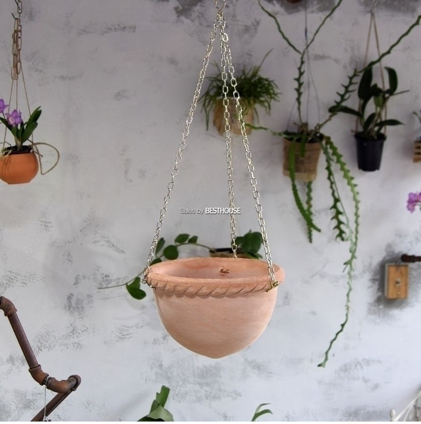 이탈리아 데로마 행잉 토분 반구(팽이) 25cm/화분/흙화분/토분/예쁜화분/디자인화분/인테리어화분/인테리어