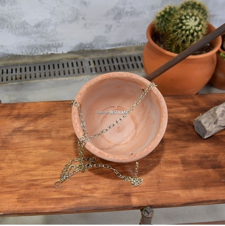 이탈리아 데로마 행잉 토분 반구(팽이) 25cm/화분/흙화분/토분/예쁜화분/디자인화분/인테리어화분/인테리어