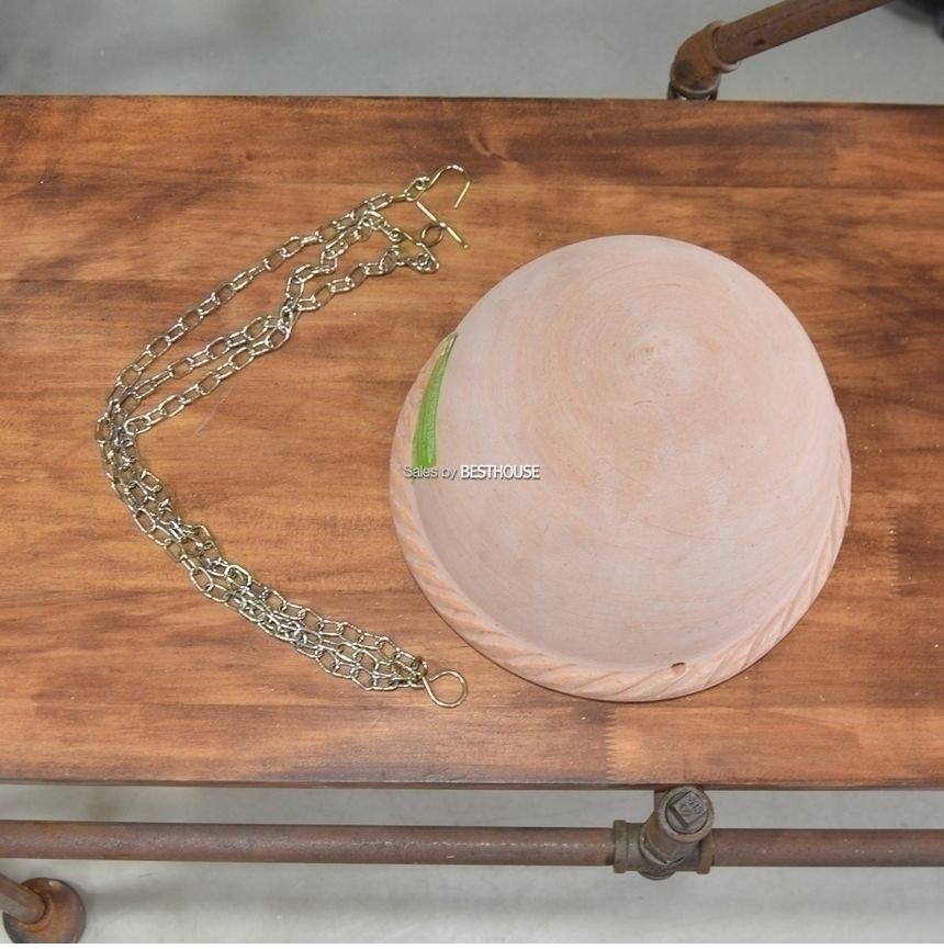 이탈리아 데로마 행잉 토분 반구(팽이) 25cm/화분/흙화분/토분/예쁜화분/디자인화분/인테리어화분/인테리어