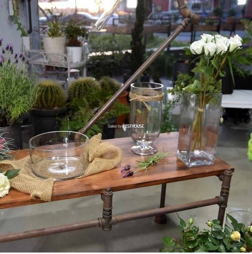 유리화분 화병 수반 SH20x10 낮은원형/수반/화병/인테리어수반/인테리어화병/디자인수반/디자인화병/꽃병/