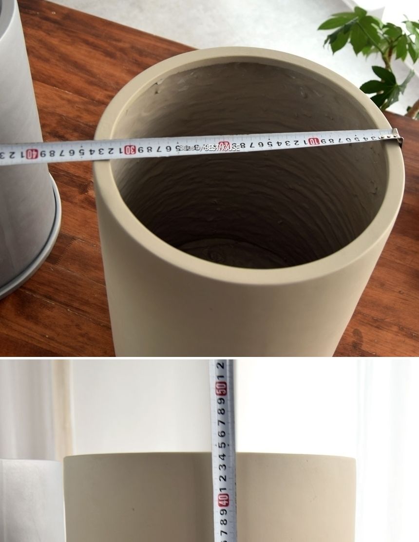 모던 수지 대형원통 34x45cm 화분 (4가지 색상)/화분/토기화분/도기화분/흙화분/예쁜화분/옹기화분/감성화
