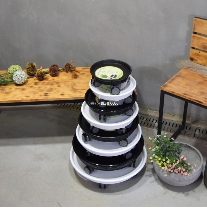 남영 (원형)바퀴9호 (내경410 외경450mm) 서랍 물받침 화분받침대/화분받침/화분받침대/화분물받침/인테리