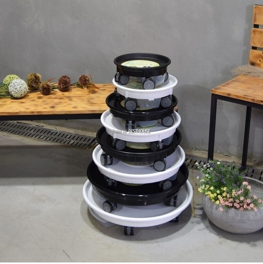 남영 (원형)바퀴9호 (내경410 외경450mm) 서랍 물받침 화분받침대/화분받침/화분받침대/화분물받침/인테리