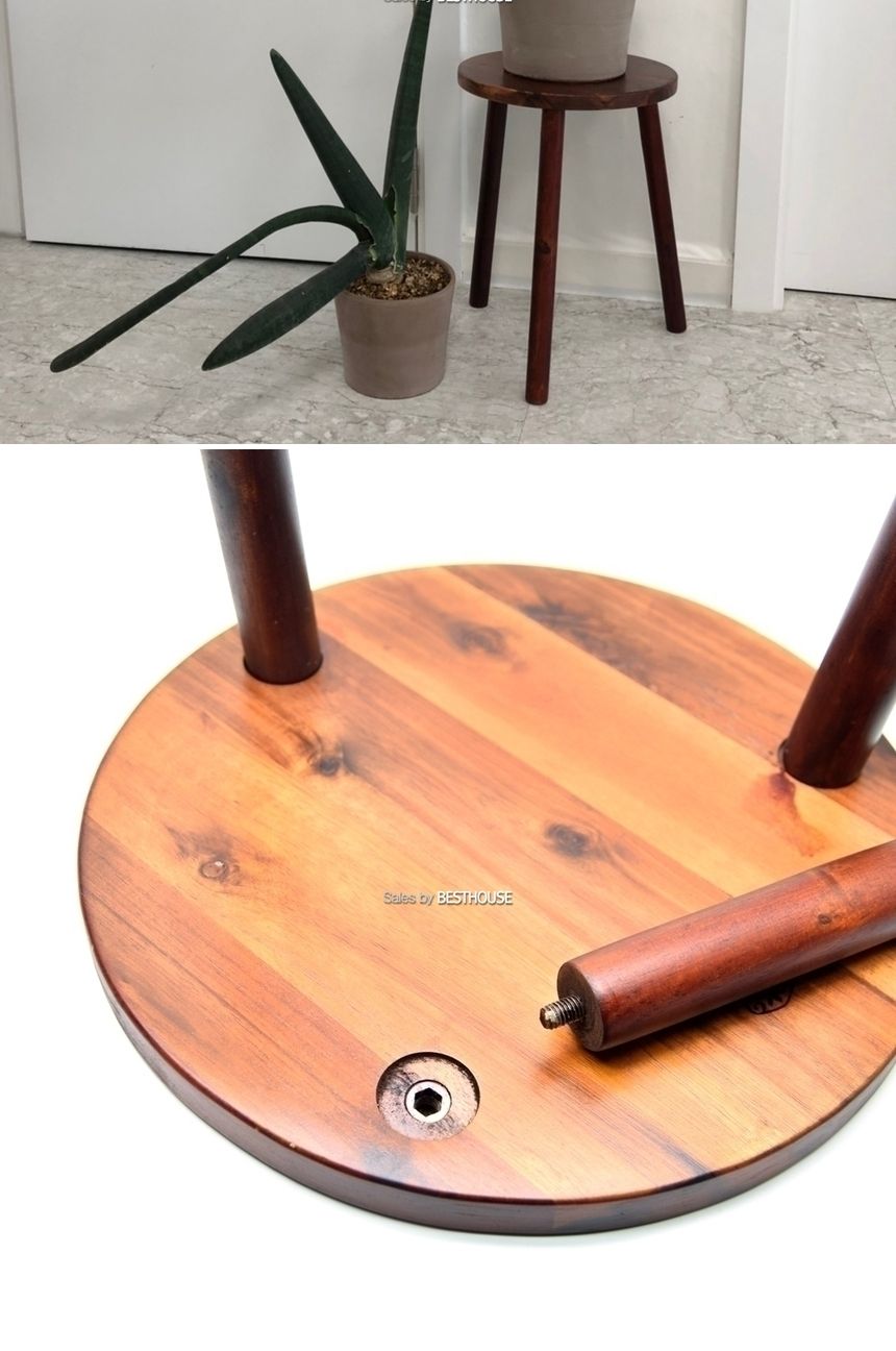 원목 화분 받침대 우드스텐드 30x40cm (스툴)/원목화분정리대/원목화분받침/원목화분대/고급화분받침대/디