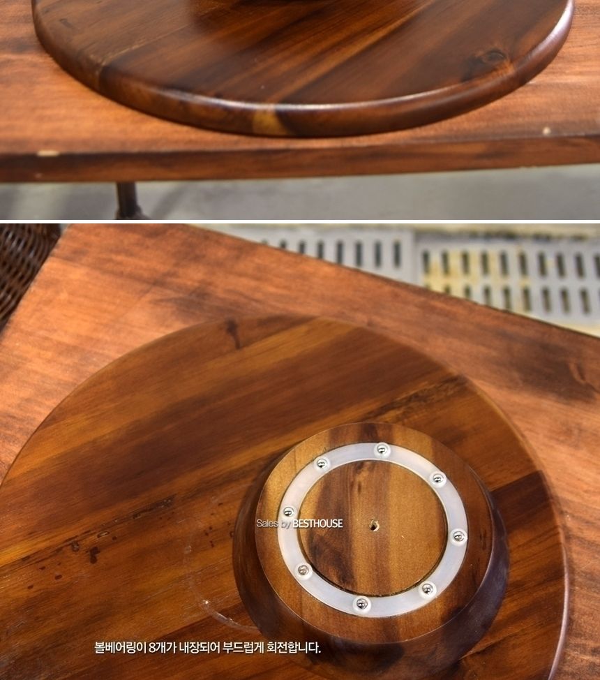 원목 회전 화분받침대 꽃꽂이 돌림판 33cm/화분받침/화분받침대/화분물받침/인테리어화분받침대/디자인화분