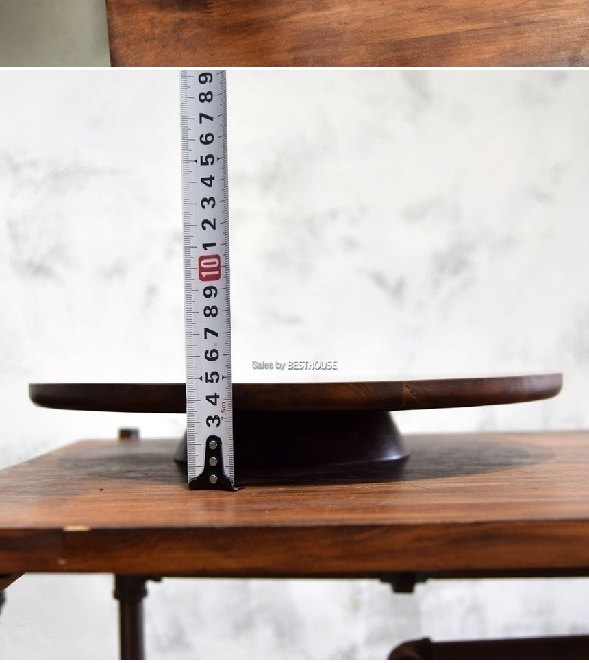 원목 회전 화분받침대 꽃꽂이 돌림판 33cm/화분받침/화분받침대/화분물받침/인테리어화분받침대/디자인화분