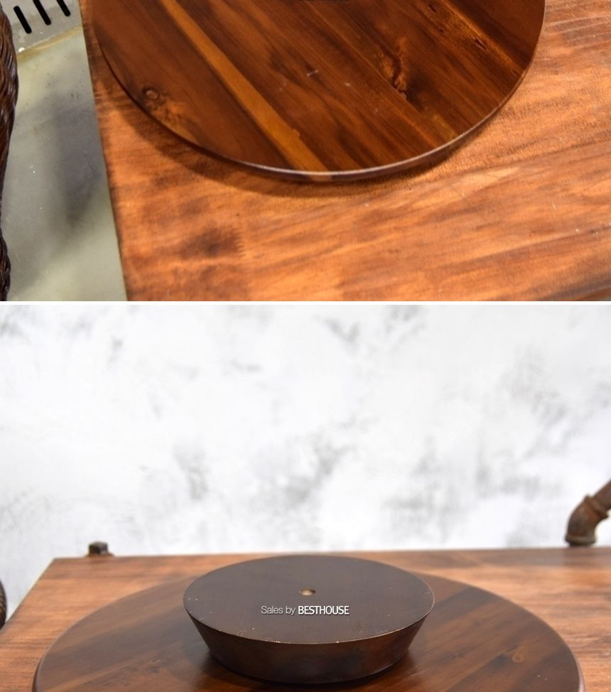 원목 회전 화분받침대 꽃꽂이 돌림판 33cm/화분받침/화분받침대/화분물받침/인테리어화분받침대/디자인화분