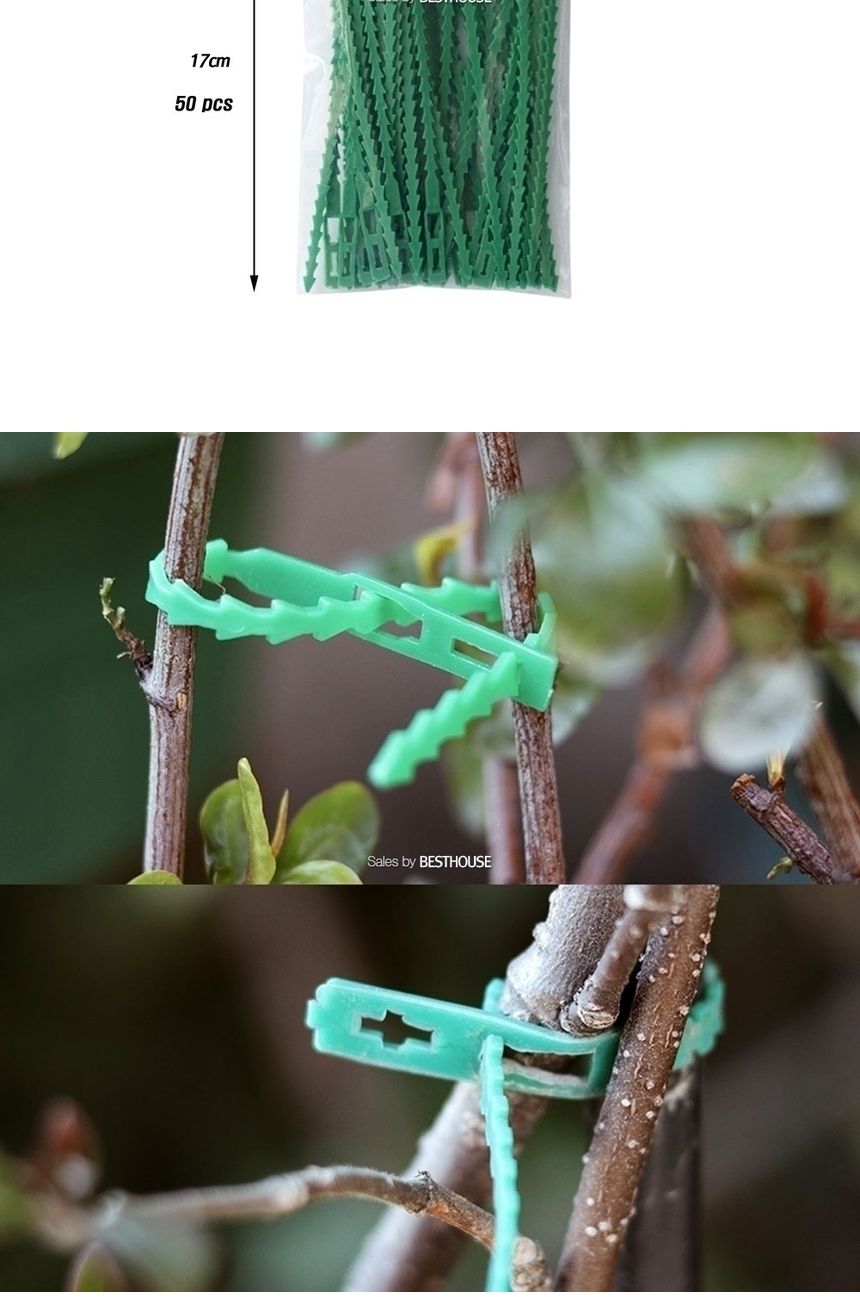 가든타이 식물 전용 재사용 고정 타이 17cm x 50개/가든타이/식물타이/원예용품/정원가꾸기/원예용타이/가