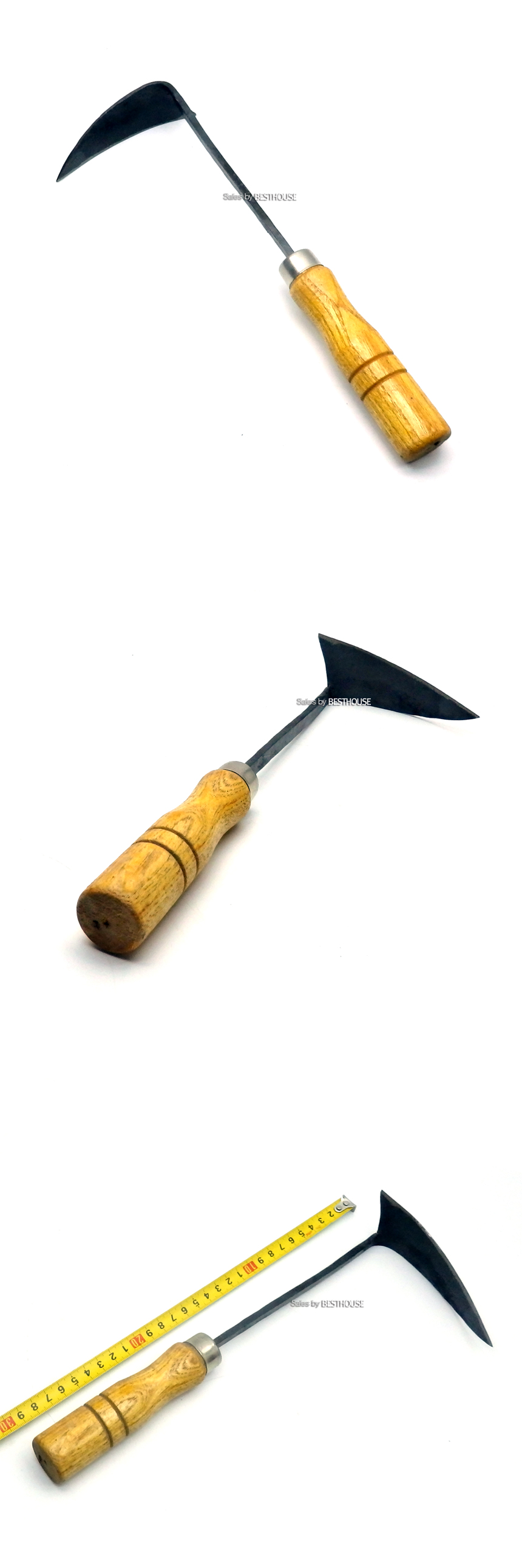 한국 전통 원예도구 나무손잡이 무쇠 파호미/텃밭공구/원예공구/조경공구/원예도구/텃밭도구/조경도구/흙공