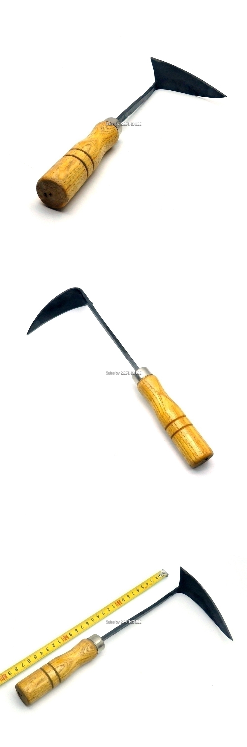 한국 전통 원예도구 나무손잡이 무쇠 파호미/텃밭공구/원예공구/조경공구/원예도구/텃밭도구/조경도구/흙공