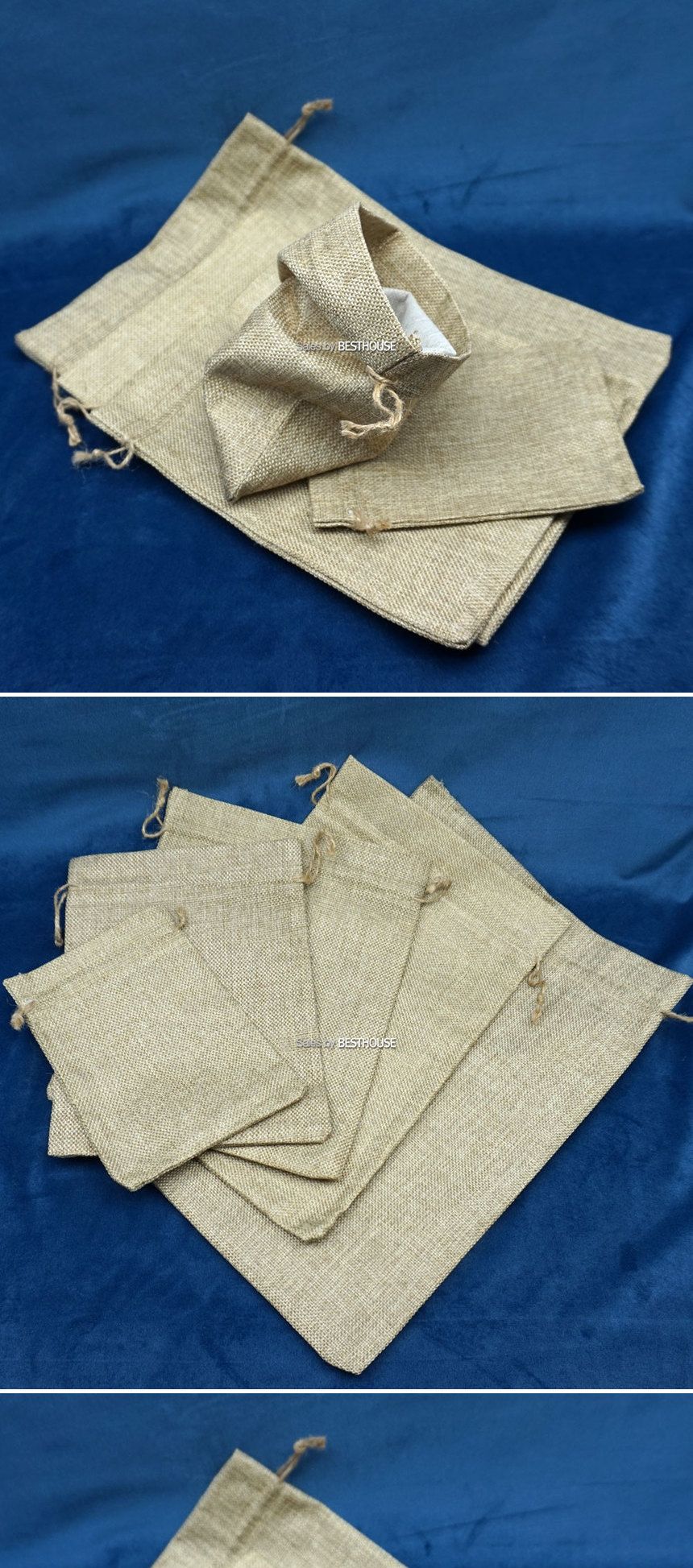 마대 자루 주머니-화분 소품 커버 20x24cm/화분/화분커버/감성커버/소품커버/주머니/파우치/커피콩주머니