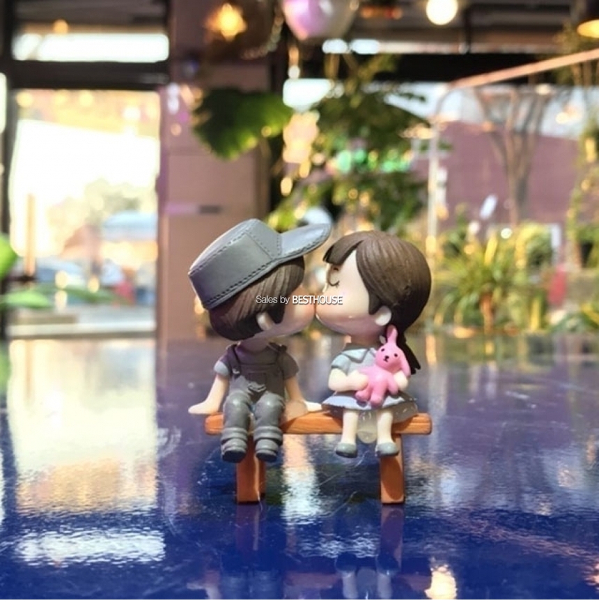 화분 데코레이션용 핀 데코 픽 (뽀뽀) 5cm/화분데코/화분데코레이션/화분꾸미기/화단꾸미기/정원꾸미기/원