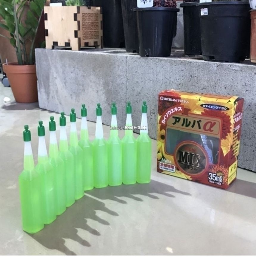 알파믹스 앰플 (35ml x 10개)/앰플비료/앰플영양제/비료/영양제/화분영양제/화분영양/식물영양제/화분비료/