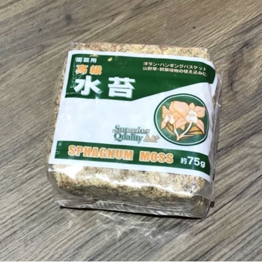 천연수태 (75g) 건조 압축 수태 토피어리 풍란 난 재배용/수태/압축수태/건조수태/건조압축수태/토피어리재