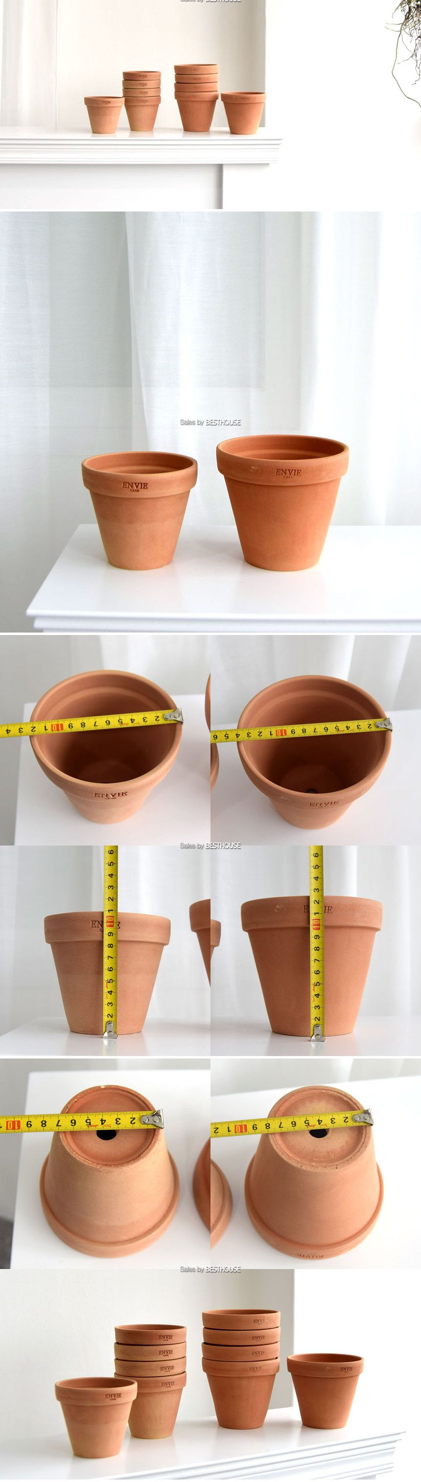 5개셋베트남 기본형 바소 토분 살구색 D13 D14/화분/식물화분/꽃화분/나무화분/장식용화분/인테리어화분/토