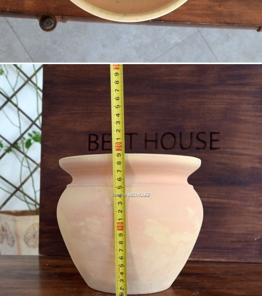 베트남 토분 테라원 이집트 물병 D20 20x19cm/화분/식물화분/꽃화분/나무화분/장식용화분/인테리어화분/토