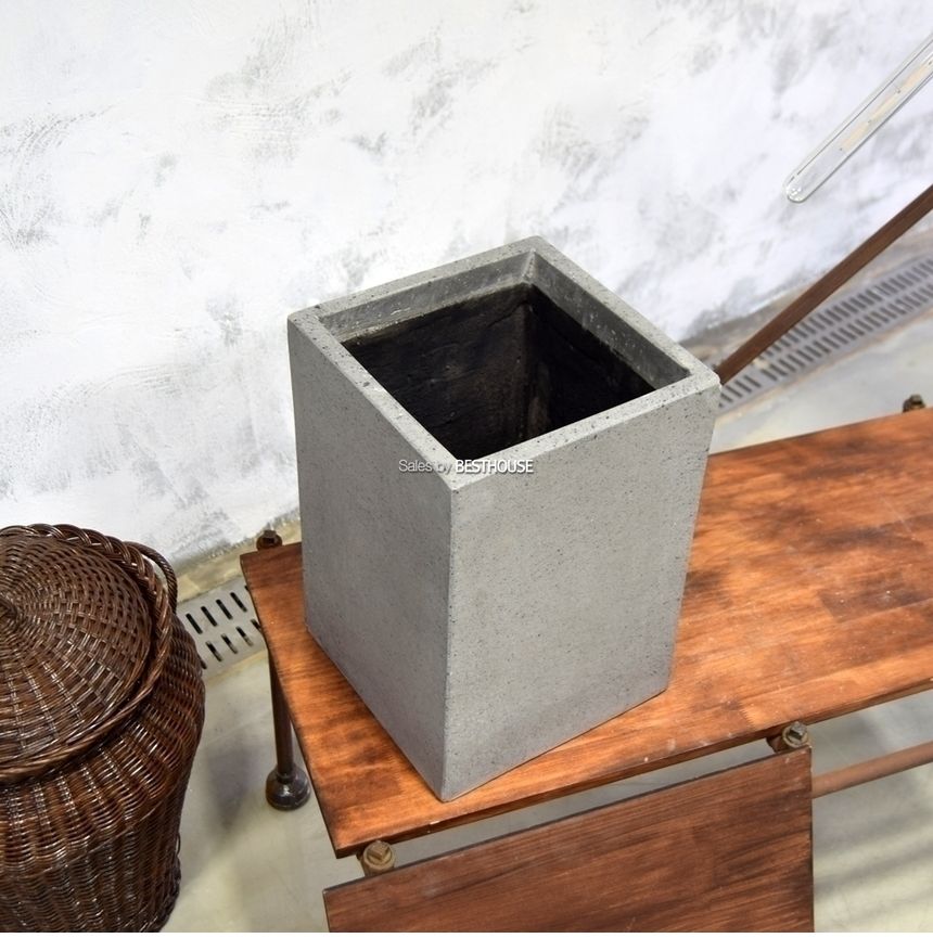 모던 시멘트 대형 사각 27x27x40cm 화분/장식화분/식물화분/화분/인테리어화분/시멘트화분/사각화분/꾸미기