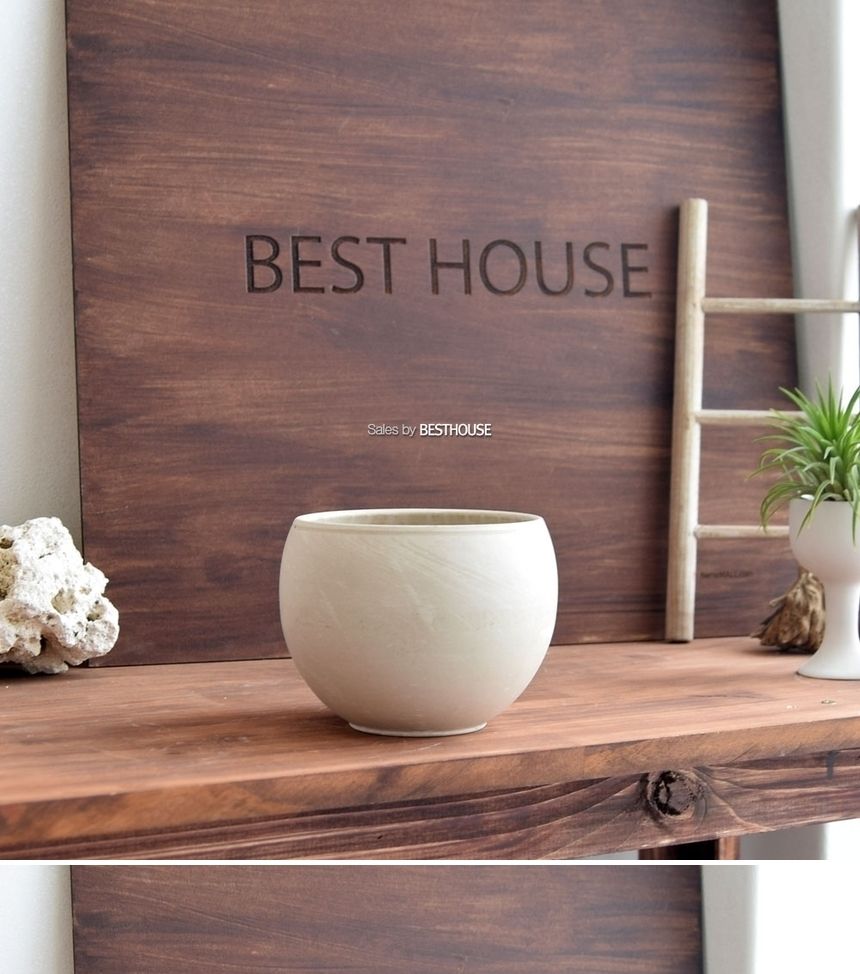 빈티지 크림화이트 미니 단지 12x11cm 독일 토분/화분/토분/예쁜토분/빈티지토분/원예용품/정원용품/분갈이