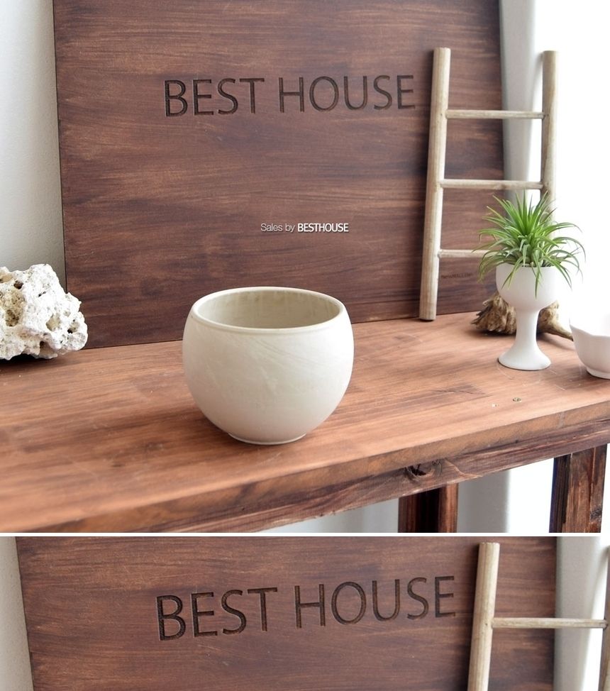 빈티지 크림화이트 미니 단지 12x11cm 독일 토분/화분/토분/예쁜토분/빈티지토분/원예용품/정원용품/분갈이