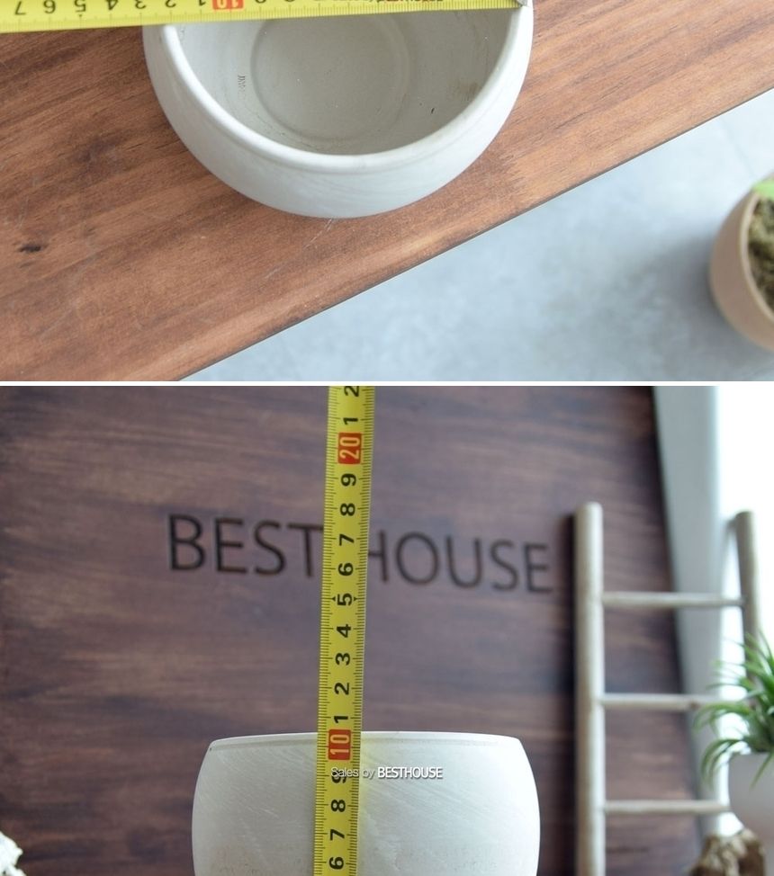 빈티지 크림화이트 미니 단지 12x11cm 독일 토분/화분/토분/예쁜토분/빈티지토분/원예용품/정원용품/분갈이