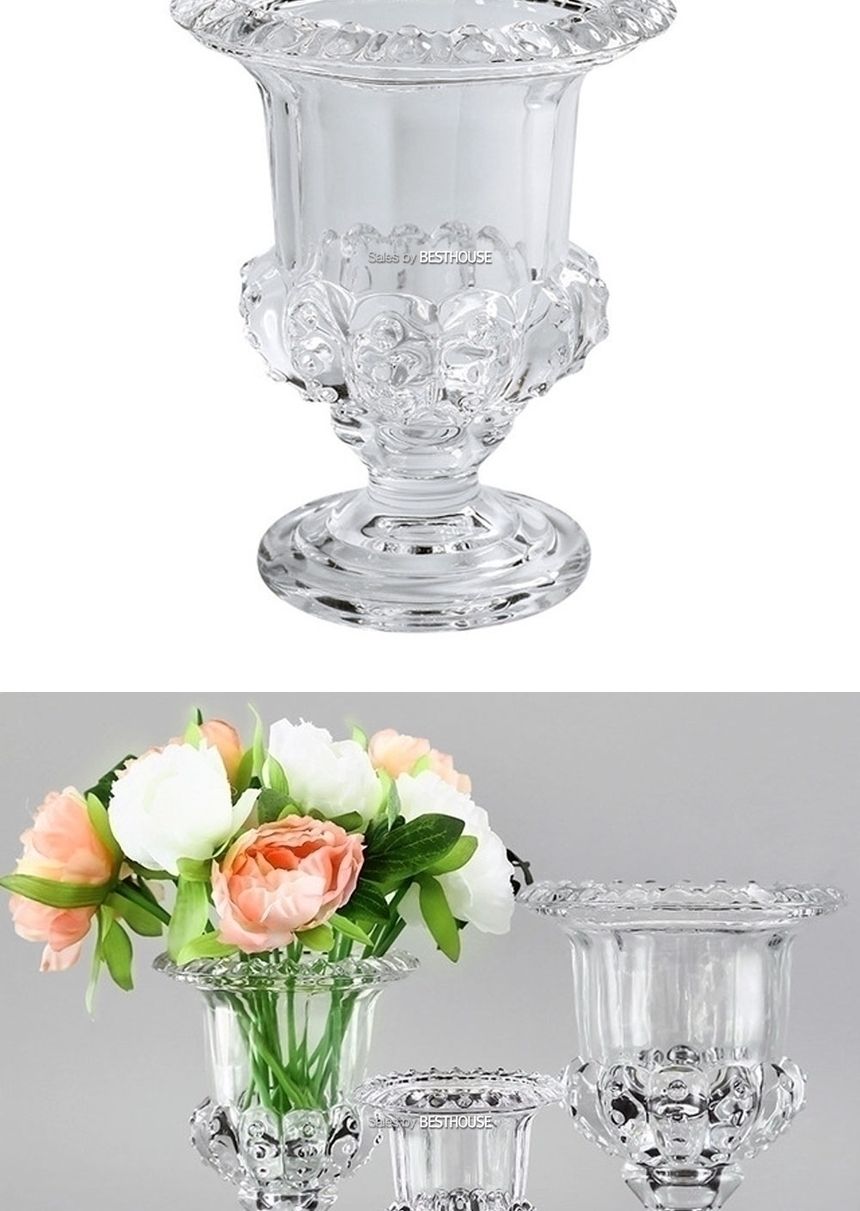 유리 화분 화병 수반 콤포트형 BHC1114 11x14cm/유리화병/유리꽃병/유리수반/인테리어꽃병/화병인테리어/화