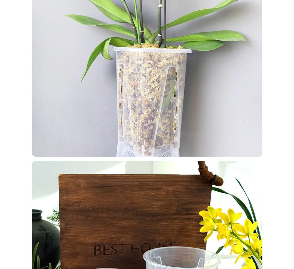 고투명 슬릿분 슬릿화분 삽목화분 14cm/화분/정원용품/홈가드닝용품/가드닝화분/가정용화분/야외용화분/대