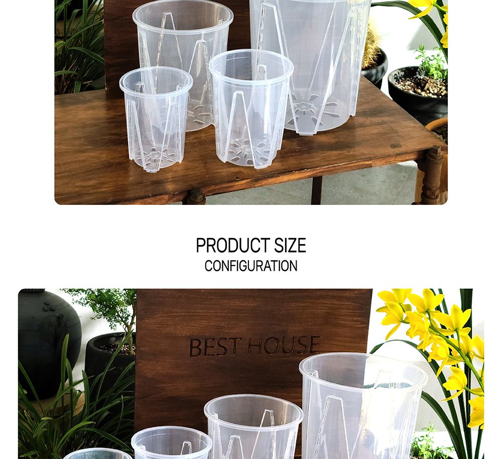 고투명 슬릿분 슬릿화분 삽목화분 14cm/화분/정원용품/홈가드닝용품/가드닝화분/가정용화분/야외용화분/대