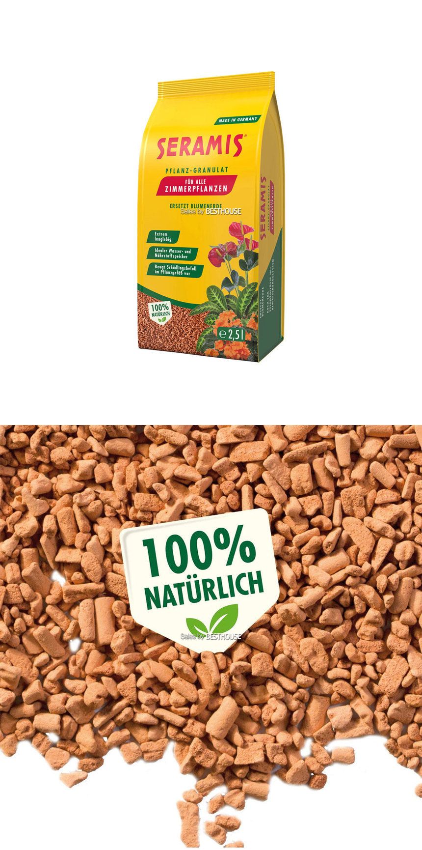 Seramis 분갈이흙 크레이볼 범용 2.5L/분갈이/식물분갈이/겨울분갈이/겨울철분갈이/겨울철분갈이요령/분갈