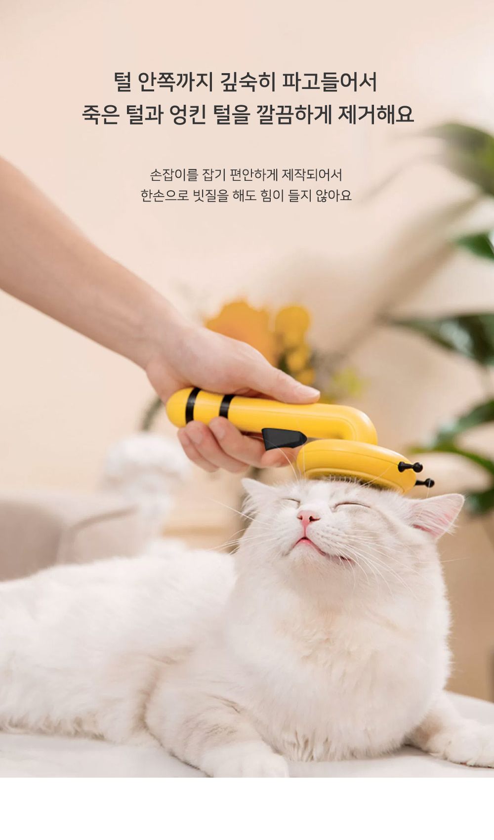 모모펫 롤 스프링 펫 브러쉬 그린/고양이빗/반려묘빗/애묘빗/고양이브러쉬/반려묘브러쉬/애묘브러쉬/고양이