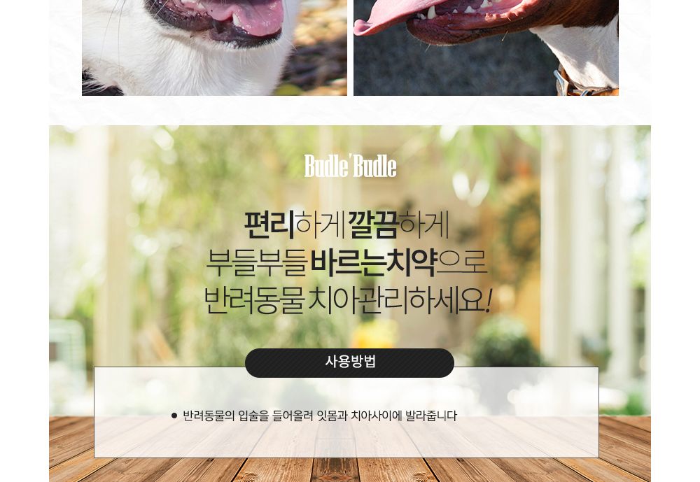 부들부들 에코랜드 덴탈 바르는치약/덴탈바르는치약/애견바르는치약/바르는치약/치아세정제/강아지치아세정