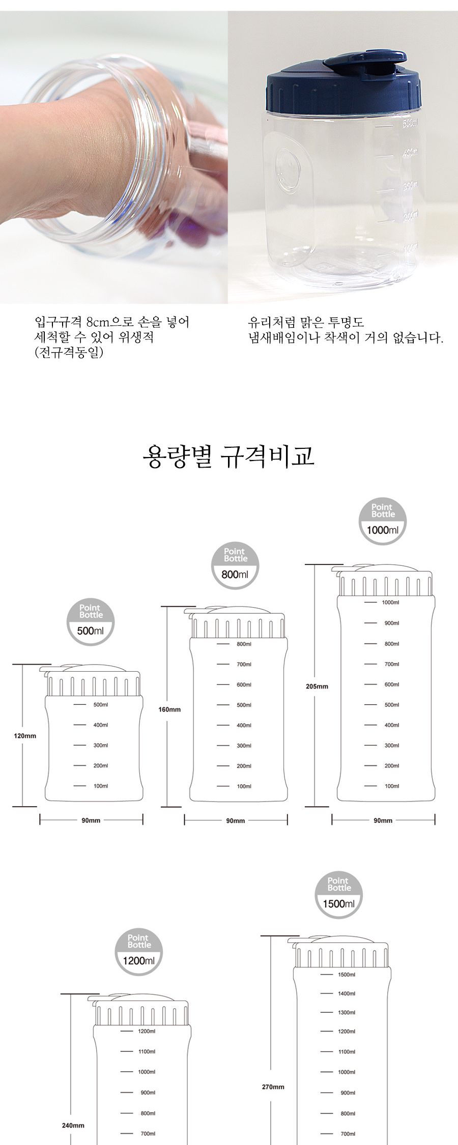 포인트 투명물병 500ml 냉장고물병 업소용물병 플라스틱물병 카페물통 가정용물통 식당물통 식당물병 물통 소스통 양념통 가정용물병 주방물병 주방물통 회사물병
