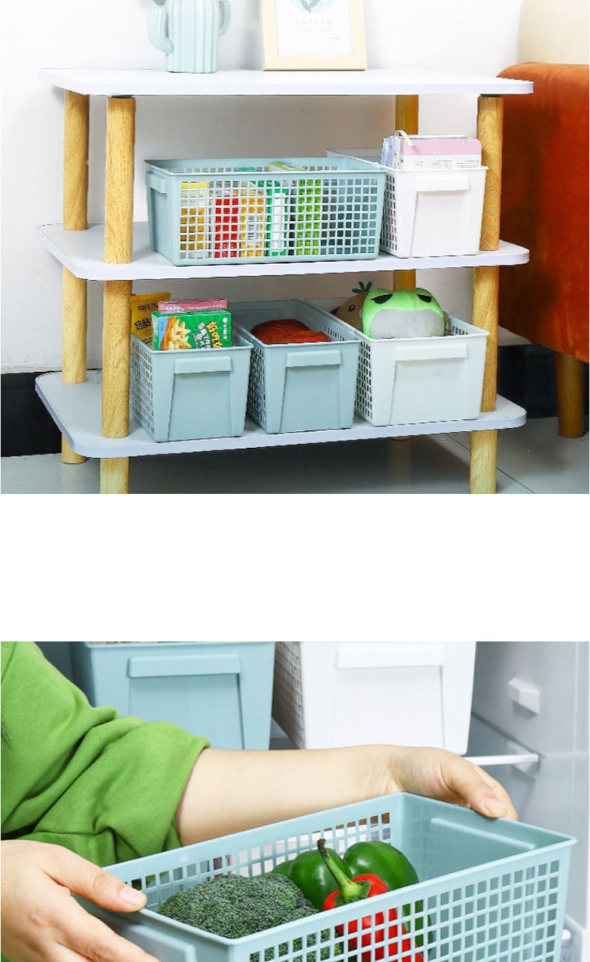 직사각형 수납 바구니 소형 화이트 리빙박스 수납정리함 정리함 수납박스 정리박스 소품정리함 수납함 서랍정리함 주방정리함 주방수납함